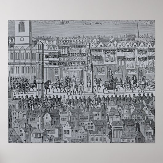 Poster Partie de la procession du couronnement d'Edward V (Devant)