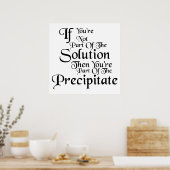 Poster Partie de l'affiche de précipitation (Cuisine)