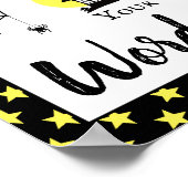 Poster partie halloween créer votre propre panneau tactil (Coin)