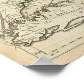 Poster Partie sud des provinces de Massachusetts Bay (Coin)