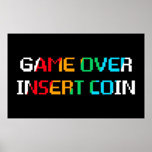 Poster Partie terminée Insérer une pièce