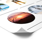 Poster Partie wedding shower Où Étaient-Ils (Coin)