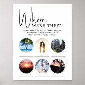 Poster Partie wedding shower Où Étaient-Ils (Devant)