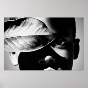 Poster partiel en rouge