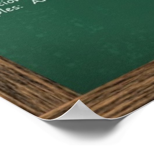 Poster Parties de l'affiche (Coin)