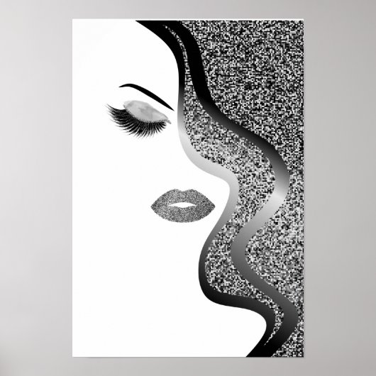 Poster Parties scintillant (Devant)