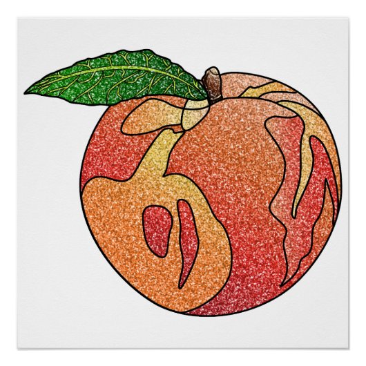 Poster Parties scintillant (Devant)