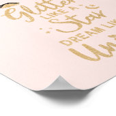 Poster Parties scintillant comme un rêve étoilé comme une (Coin)