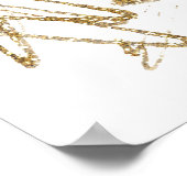 Poster parties scintillant de peinture cool à la mode fau (Coin)