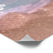 Poster *~* Parties scintillant de sable de mer AP60 Plage (Coin)