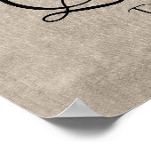 Poster Parties scintillant d'or à couler | Champagne Melt (Coin)