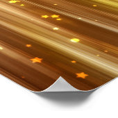 Poster Parties scintillant d'or : Arrière - plan Abstrait (Coin)