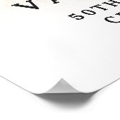 Poster Parties scintillant d'or célébrer l'accueil person (Coin)