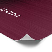 Poster Parties scintillant d'or de Bourgogne Marque Beaut (Coin)