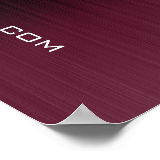 Poster Parties scintillant d'or de Bourgogne Marque Beaut (Coin)