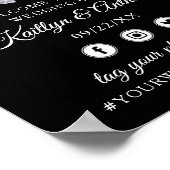 Poster Parties scintillant en argent Monogram Poker Chip (Coin)