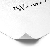 Poster Parties scintillant en argent Sweet 16 Accueil per (Coin)