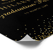 Poster Parties scintillant florale bourguignonne signe de (Coin)