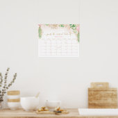 Poster Parties scintillant Gold verdure Guess Baby Date d (Cuisine)