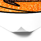 Poster Parties scintillant Jack O'Lantern (Coin)