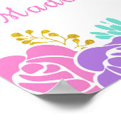 Poster Parties scintillant magique Unicorn Étoiles Annive (Coin)