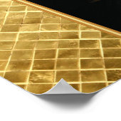 Poster Parties scintillant moderne et élégante lèvres rou (Coin)