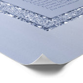 Poster Parties scintillant périphérique et anneaux Mariag (Coin)