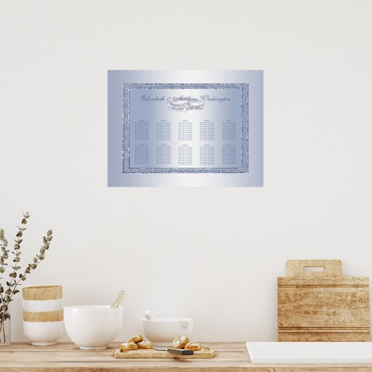 Poster Parties scintillant périphérique et anneaux Mariag (Cuisine)