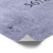 Poster Parties scintillant pourpre de séchage | Lavender  (Coin)