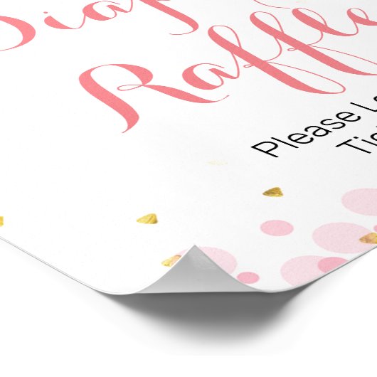 Poster Parties scintillant Rose étoile Aquarelle Moissonn (Coin)