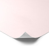 Poster Parties scintillant rose pâle Confetti Party Se co (Coin)