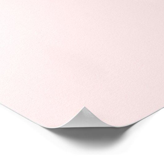Poster Parties scintillant rose pâle Confetti Party Se co (Coin)
