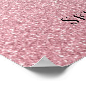 Poster Parties scintillant rose Quinceañera 15e anniversa (Coin)