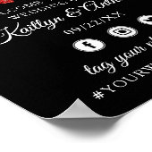 Poster Parties scintillant rouge Monogram Poker Chip Casi (Coin)
