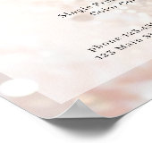 Poster Parties scintillant Salon Liste des prix (Coin)