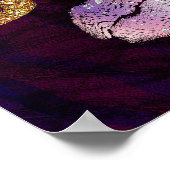 Poster Parties scintillant Sparkly Kiss Lips Beauty Maqui (Coin)