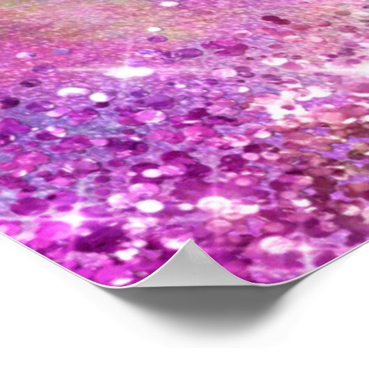 Poster Parties scintillant Sparkly Mermaid Foil 40e anniv (Coin)