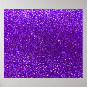 Poster Parties scintillantes pourpres d'indigo
