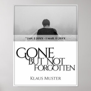 Poster Partis, mais pas oubliés - brillants