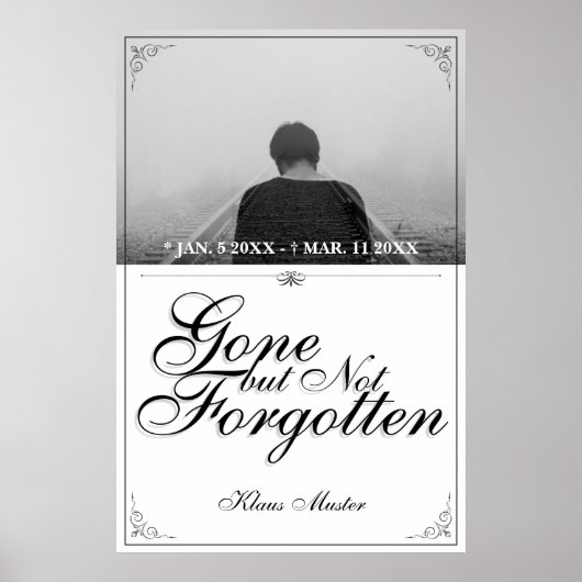 Poster Partis mais pas oubliés - Classique (Devant)