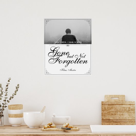 Poster Partis mais pas oubliés - Classique (Cuisine)