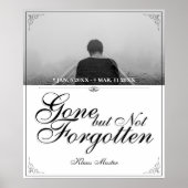 Poster Partis mais pas oubliés - Classique (Devant)