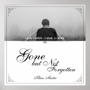 Poster Partis mais pas oubliés - Classique