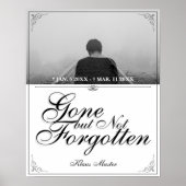 Poster Partis mais pas oubliés - Classique (Devant)