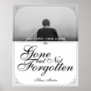 Poster Partis mais pas oubliés - Classique