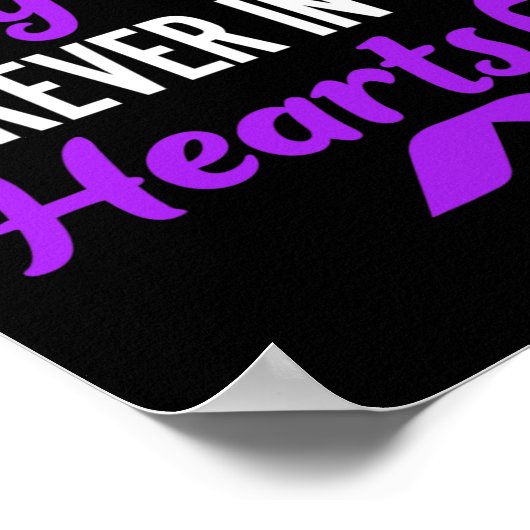 Poster Partis Mais Pas Oubliés Pour Toujours Dans Nos Coe (Coin)