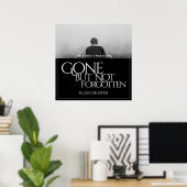 Poster Partis mais pas oubliés - Sombre (Bureau à domicile)