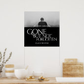 Poster Partis mais pas oubliés - Sombre (Cuisine)