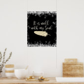 Poster Partition de musique avec It Is Well avec my Soul (Cuisine)