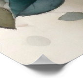 Poster Partition Musique Guitare Acoustique En Fleurs De (Coin)